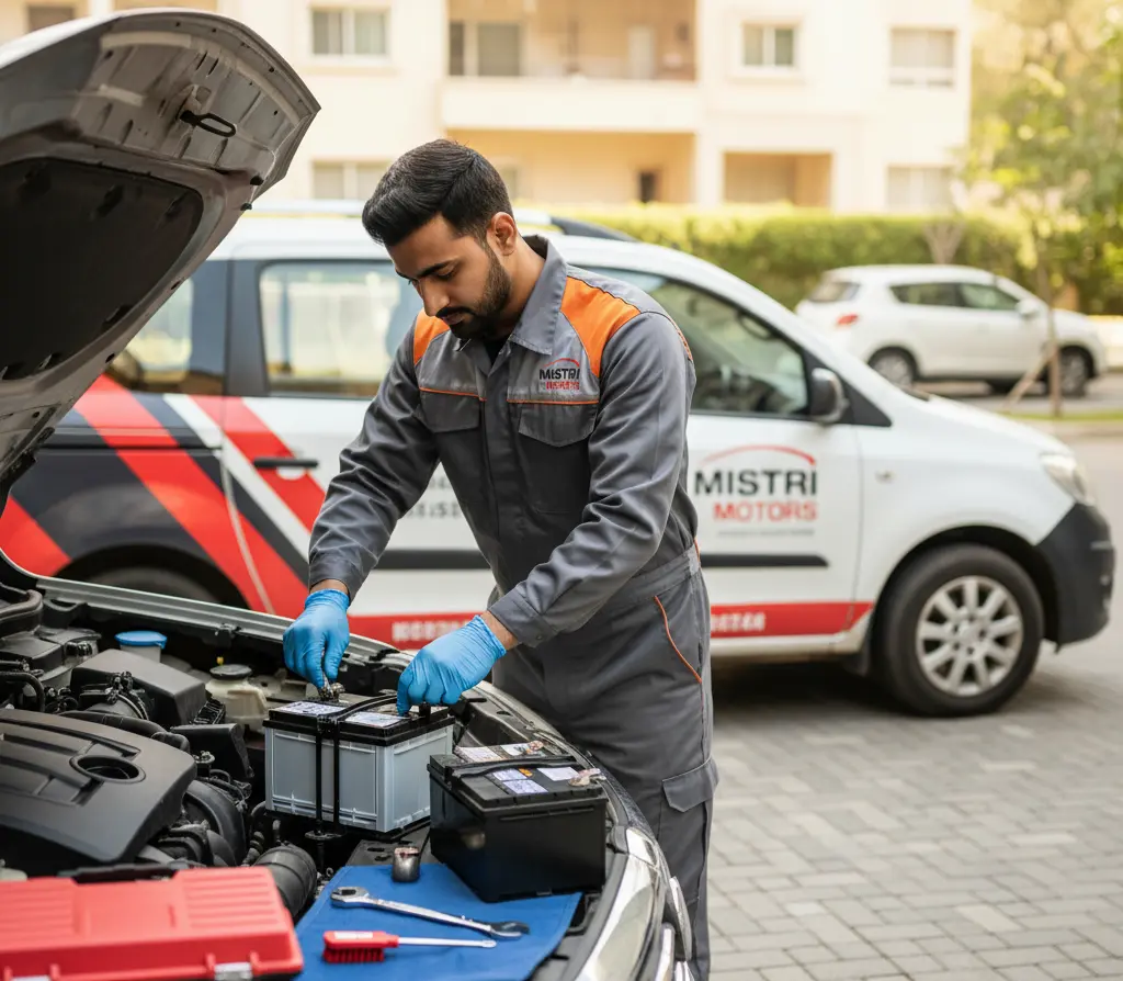 Car Battery Replacement at Home on Doorstep in Delhi NCR