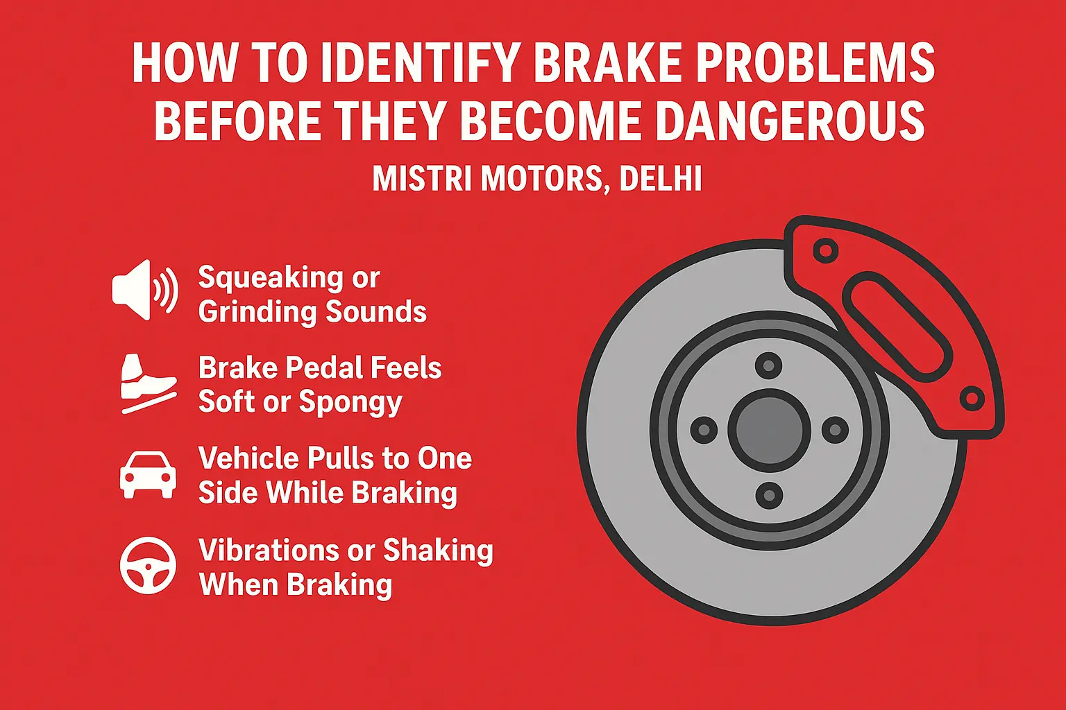 How to Identify Brake Problems Before They Become Dangerous