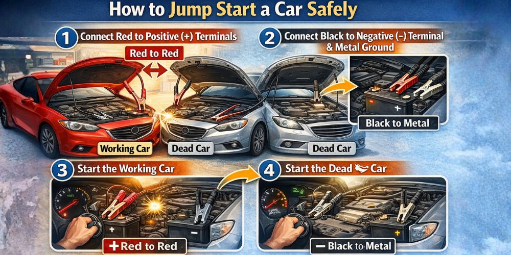How to Jump Start a Car Safely
