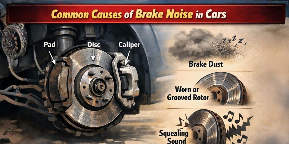 Common Causes of Brake Noise in Cars