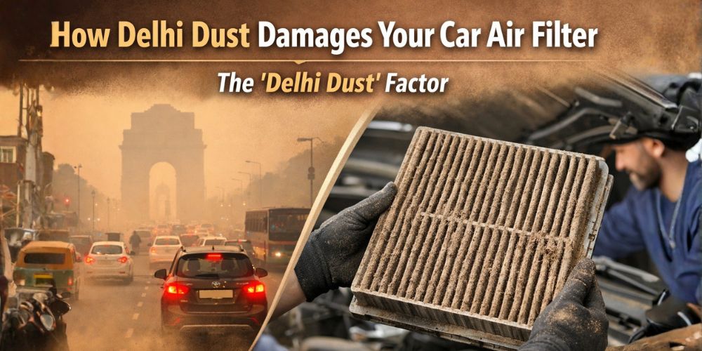 How Delhi Dust Damages Your Car Air Filter