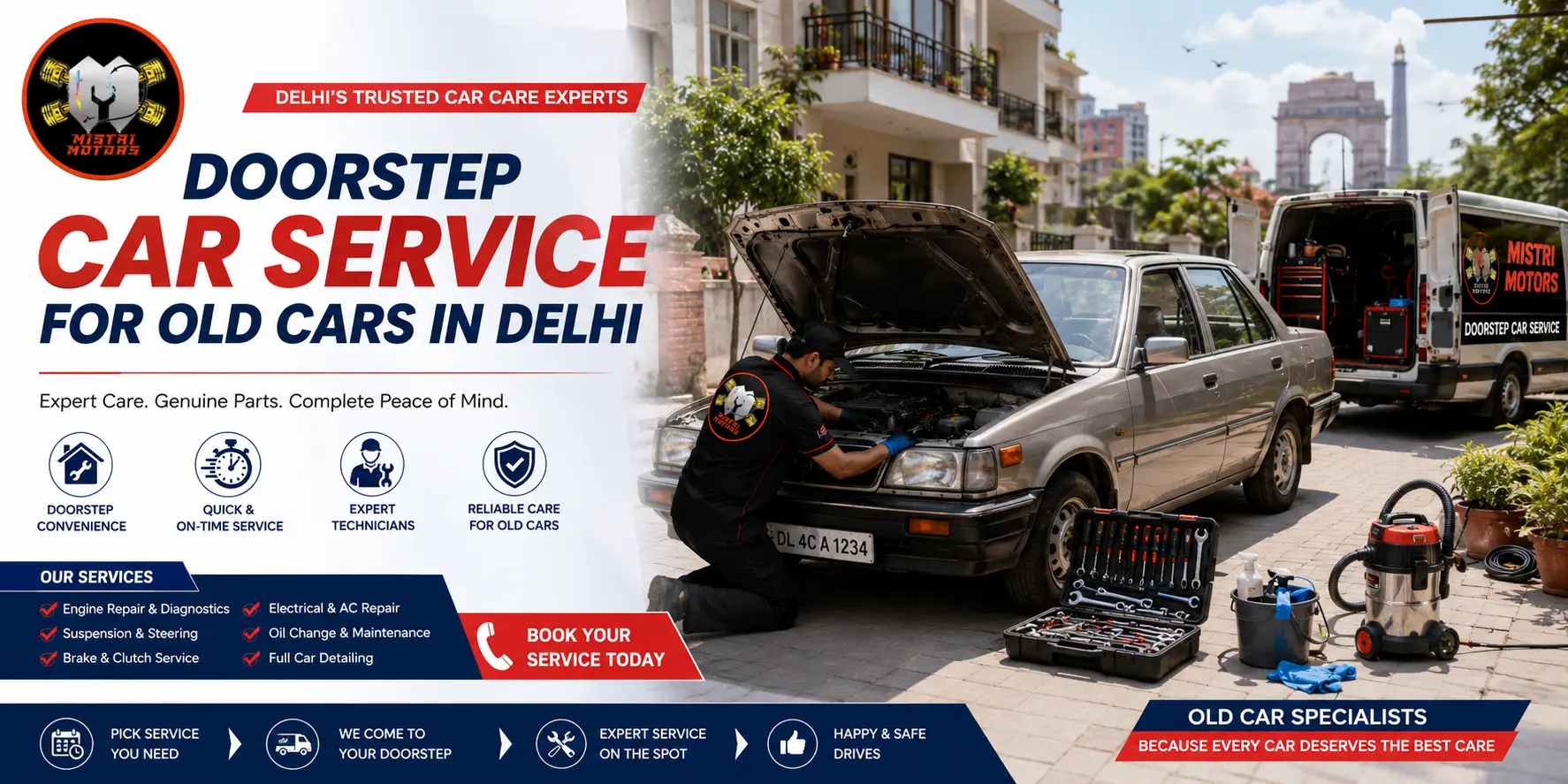Mistri Motors doorstep car service